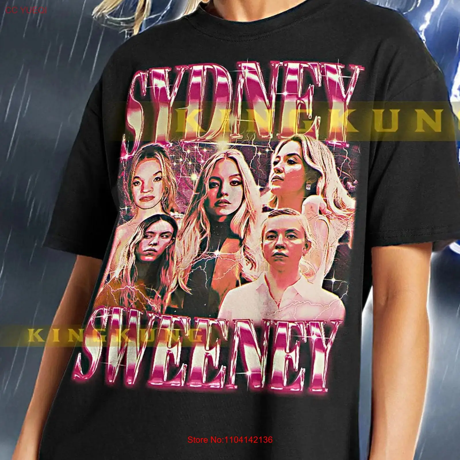 Men'S Fashion Sydney - SYDNEY SWEENEY T-Shirt Vintage Retro 90er