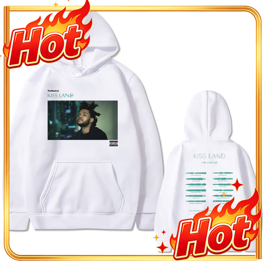 Mens Fashion Clothes - Weeknd Kiss Land Doppelseitig bedruckter Herren-Hoodie