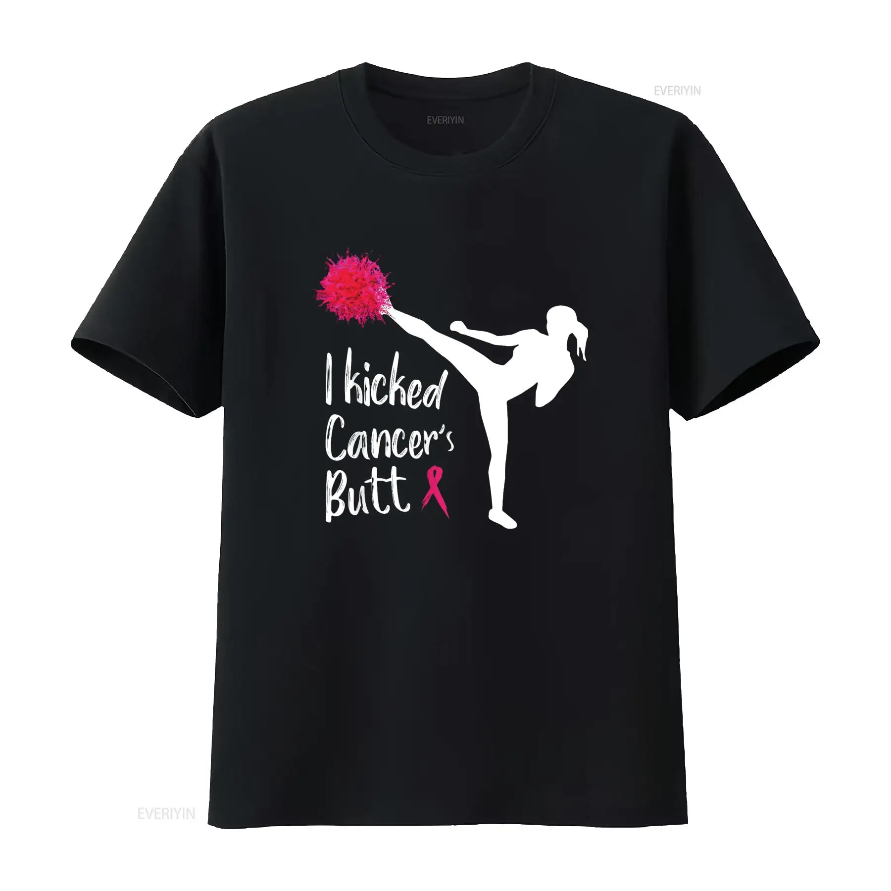 Men'S Fashion X - Lustiges T-Shirt „I Kicked Cancer s