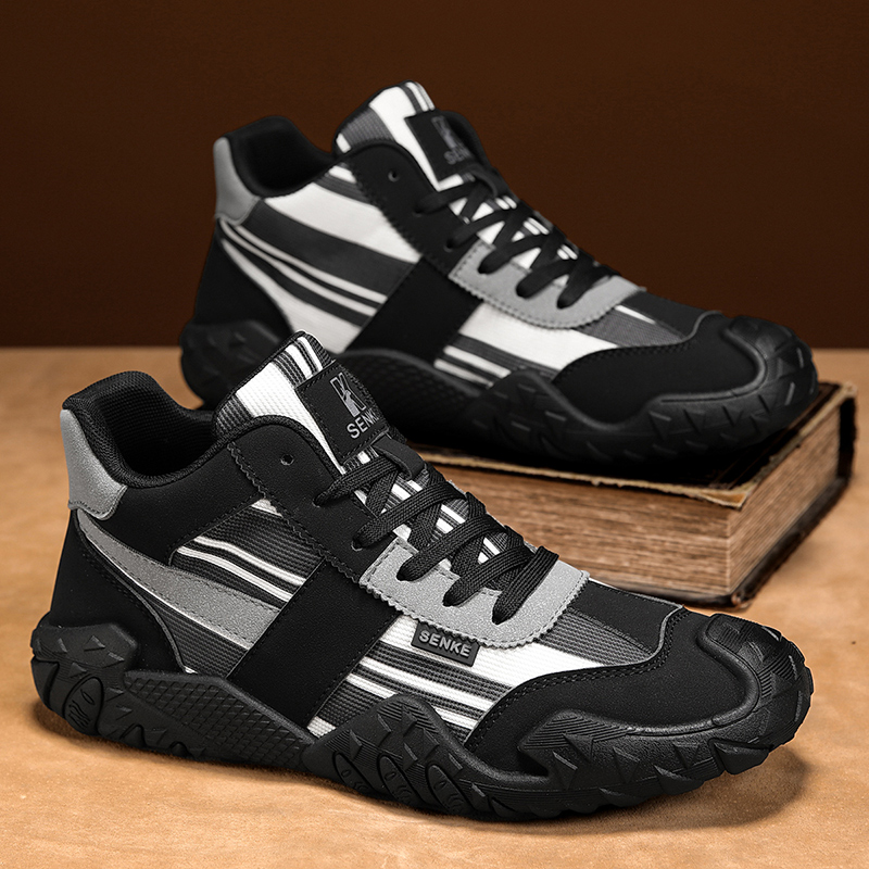 Mens Fashion Trainers - Modische Leichte Rutschfeste High-Top-Mesh-Schuhe 2026 Winter