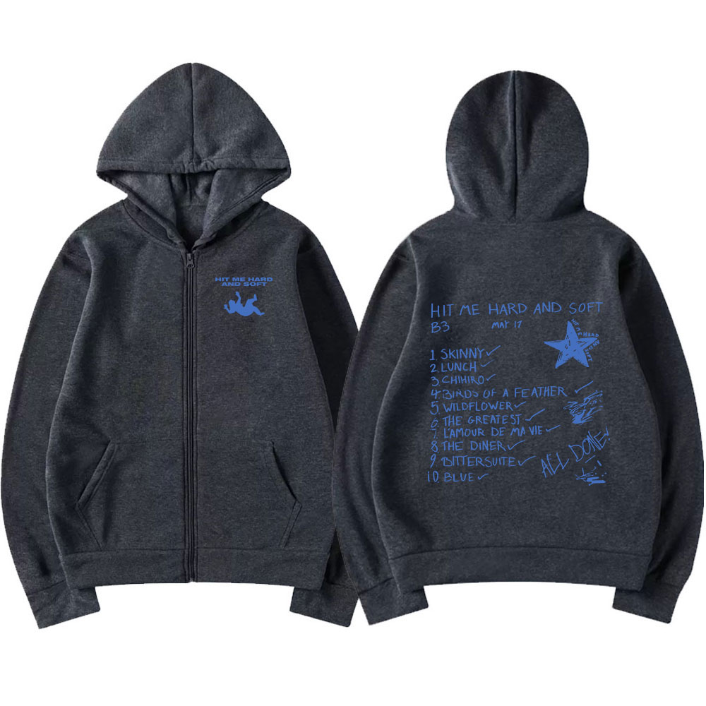 Hit Me Hard and Soft 2024 Tour – Mens Fashion Zip Up Hoodies Bewertung und Preis