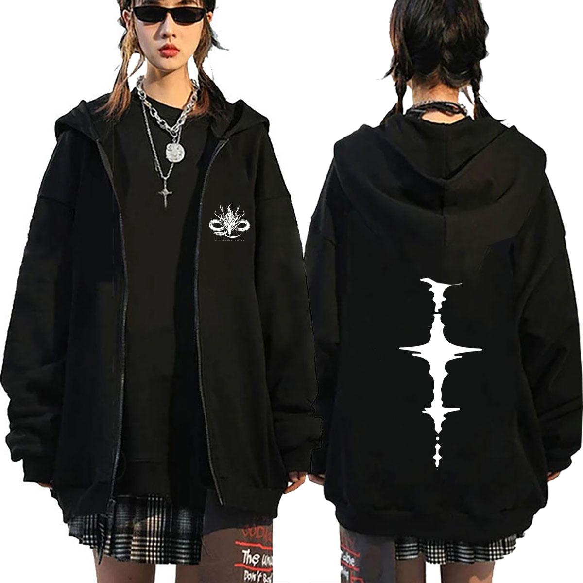 Game Wuthering Waves, gleicher – Mens Fashion Zip Up Hoodies Bewertung und Preis