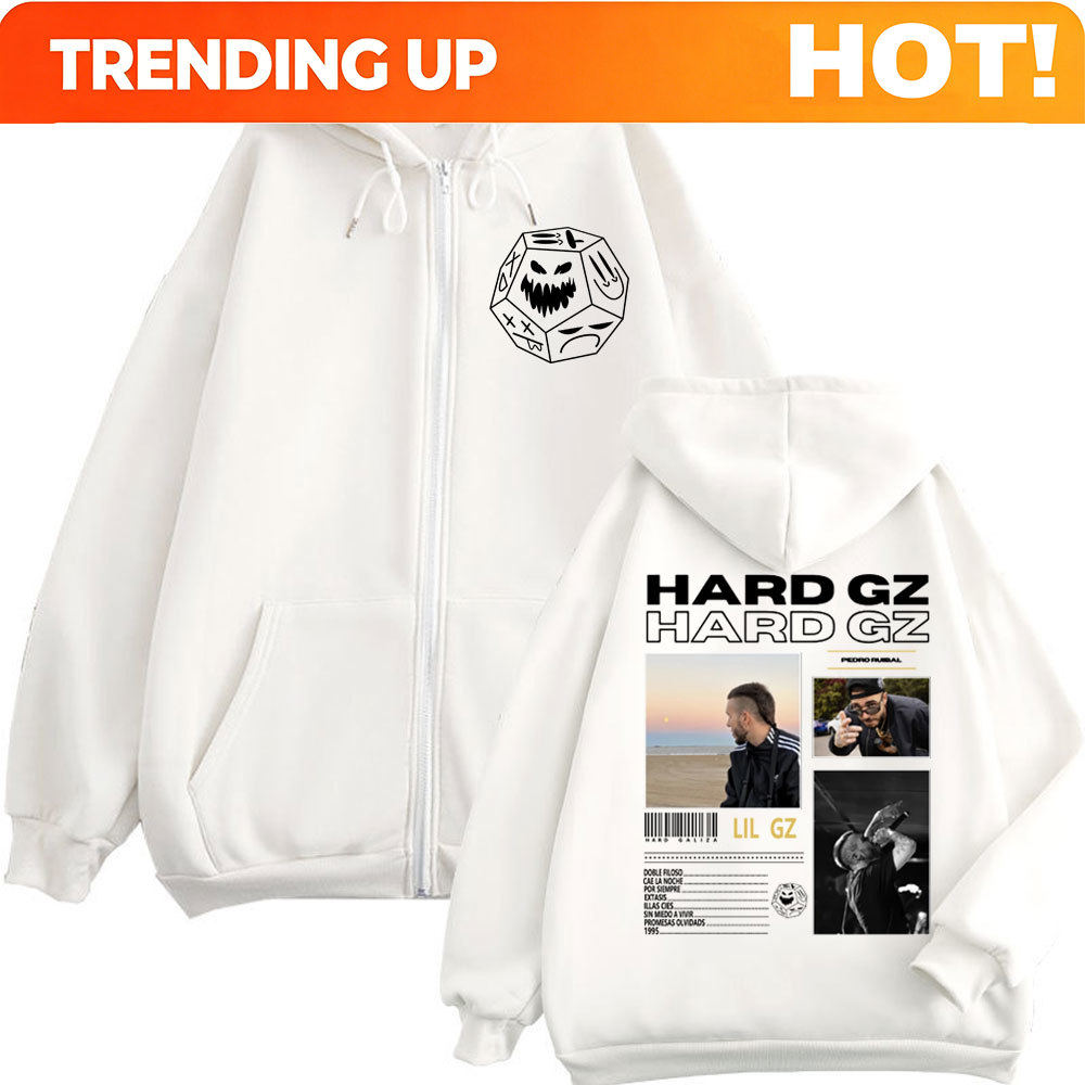 Rapper HARD GZ Tour 2025 Reißv – Mens Fashion Zip Up Hoodies Bewertung und Preis