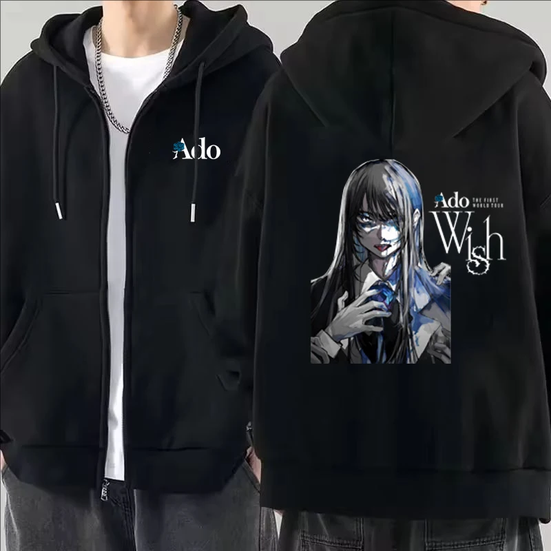 2026 Ado Grafik-Bedruckte Reiß – Mens Fashion Zip Up Hoodies Bewertung und Preis